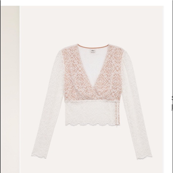 Aritzia lace shirt (I’m selling it in black) - Picture 1 of 2